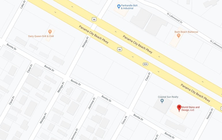 Panama City Beach Map